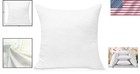 Pillow Insert Square Cushion Cover Filling Hypoallergenic Plush 20 X 20 Inch
