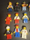 Vintage Lego Classic Town Minifigure Lot Of 18 Police Workers Genuine Used