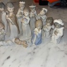Rare Lladro Nativity Scene Figurines Set Of 15 Angels Babies Animals Porcelain