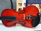 2003 Glaesel Stradivarius Copy V1201e4 4 4 Violin With Bow   Case