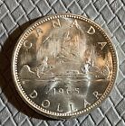 1965 Canada Silver Dollar Coin Super Brillian Bu