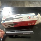Ultra Elite By Scalpmaster Mini 1 2in Tourmaline Ceramic Flat Iron Gray