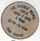 Bombay Bicycle Club  probably Texas   Token coin  Wooden Nickel