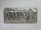 Vintage 1966 Alaska Totem North To The Future License Plate 