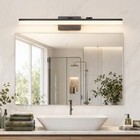 32  Led Vanity Light Modern 5cct Bathroom Mirror Wall Lamp Sconce Fixture Black