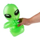 12  Hug-me Alien Inflatable Blow Up Inflate - Ufo Space Child Green Toy Inflate