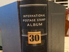 Large 2 75  Scott National Postage Stamp Album Binder 1970s Int l 2-post Int l