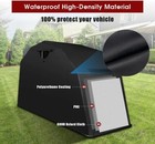 Motorcycle Shelter Waterproof Outdoor Storage Sheds 136 x54  X75  Heavy Duty