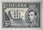 Travelstamps  1938-42 St  Helena  Stamps Sc 122a  3d  Mint  Og  Lightly Hinged