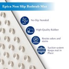 Non Slip Bathtub Mat   Real Rubber Bath Mat For Tub  Shower  Baby Safety  Kid   