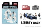 Liberty Walk American Diorama Mijo 2415mj 1 64 Scale Mini Figures Set