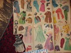 Elizabth Taylor Whitman Vintage Paper Dolls  Most Clothes Uncut  1954