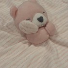 Carters Just One You Pink White Stripe Bear Baby Blanket Target Lovey