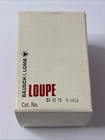 Bausch And Lomb 3x 5x Double Loupe Vtg Magnifying Glasses Clip On Antique