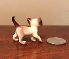 Retired Hagen-renaker Mini  3044 New Kitten Walk Siamese Miniature Cat Figurine