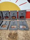 Early Lot Of 10 Pc Us Post Office Combination Mail Box Brass Frame  door 
