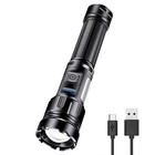 Bright Xhp50 Led Flashlight Usb Rechargeable Ipx4 Light Outdoor Lamp
