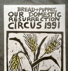 1991 Poster Bread And Puppet Our Domestic Resurrection Circus Glover Vermont 