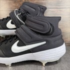 Nike Alpha Huarache Elite 2 Mid Baseball Cleats Black Aj6874-001 Men s Sz 10