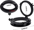 1pcs Boat Round Opening Portlight Porthole 8  Deck Hatch Porthole Window Black