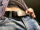 Men s Stretch Belt Quick Release Belt Magnetic Automatic Buckle Elastic Webbing   