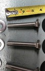 Diving Board Mount Kit  3-bolt X 3-1 2  Long  White  S s  1-1 4 od Flat Washer
