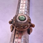 Extremely Rare Ancient Roman Bronze Ring Multicolor Stone Old Antique Artifact