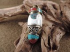 Antique 9 Eyes Tibetan Dzi Bead Amulet For Pendant Tibet Old Agate Gzi Bead H2