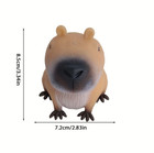 1pc Capybara Squeeze Toy Quick Rebound Tpr Stress Relief Animal Relax Toy - New