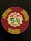  5 Humboldt Casino Winnemucca Nevada Casino Chip Vintage 1958