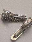 Lot 2 Vintage Bf Goodrich Tie Tack Bar Clip  1 Sterling Silver 925  1 Pewter