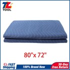4pcs 72x80in Moving Blankets Heavy Duty 4 4 Lbs Each With 2 Elastic Rubber Band