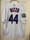 Mlb Majestic 2016 Chicago Cubs Anthony Rizzo World Series Patch Jersey  Size 2xl