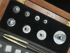 Clay-adams Class S2 Analytical Weights Set No  A2170 With Wood Case Apothecary