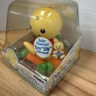 Vintage 2003 Tomy Nohohon Solar Powered Yellow Figure 4214 Desk Toy Boxed New