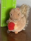 Steiff Woolen Squirrel With Pom Pom Nut 1960s Mohair Tail Id 4505 2   