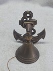 Vintage Solid Brass Ship Bell Nautical Marine Ship Bell Wall Anchor  s77 