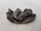 Hatchling Baby Dinosaur Egg Rawcliffe Pewter 1992  1111036 Made In Usa Figurine