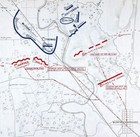 West Point Civil War Map Battle Stones River Murfreesboro Tennessee Jan 3 Dark