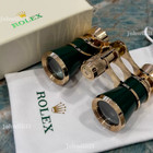 Hot Rolex Green Gold Lacquer Opera Binoculars New With Box   Pouch Luxury Gift