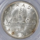 1936 Canada  king George V  Dollar - 80  Silver - Pcgs Ms63