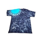Walt Disney World 2017 T-shirt Mens 2xl Blue Tie Dye Mickey Mouse Short Sleeve