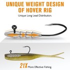 15pcs Dovesun Hover Rig Jig Head 1 8oz     Smooth Mid-strolling For Bass