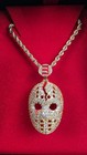 Eminem Death Of Slim Shady Limited Edition 24  Diamond Gold Necklace Hockey Mask