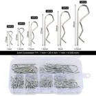 100 200pcs Heavy Duty Cotter Pins R Clips Assortment Kit Hair For Trucks Mower