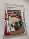 Bucilla  Santa   Animals  Felt Applique Christmas Stocking Kit 32709