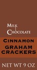 Philadelphia Candies Cinnamon Graham Crackers  Milk Chocolate Covered 9 Oz Gift