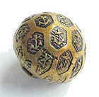 Antique Domed Brass Button W  All Over Anchors Wallpaper Design   Under 1 2 