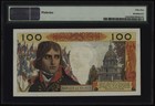 France 100 Nouveaux Francs 1959 P144a Pmg About Uncirculated 55