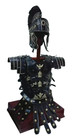 New Medieval Roman Centurion Armor Helmet With Armor Muscle Jacket Black Costume